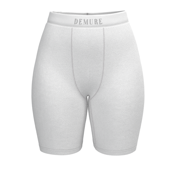 Ribbed Biker Shorts