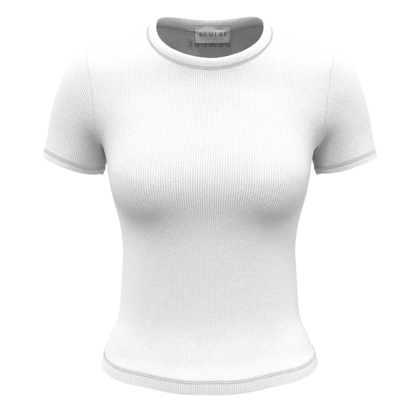 Ribbed Short Sleeve