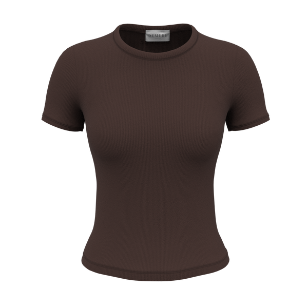 Ribbed Short Sleeve