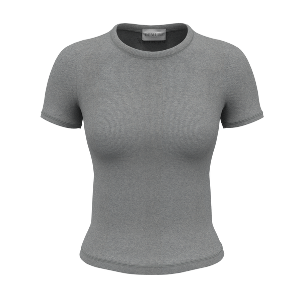 Ribbed Short Sleeve