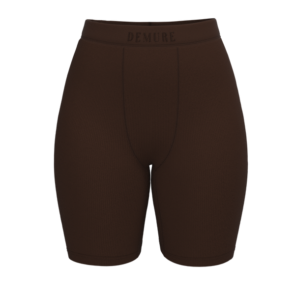 Ribbed Biker Shorts