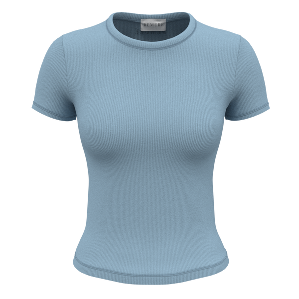 Ribbed Short Sleeve