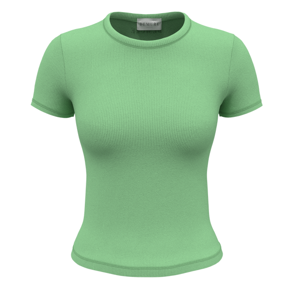 Ribbed Short Sleeve