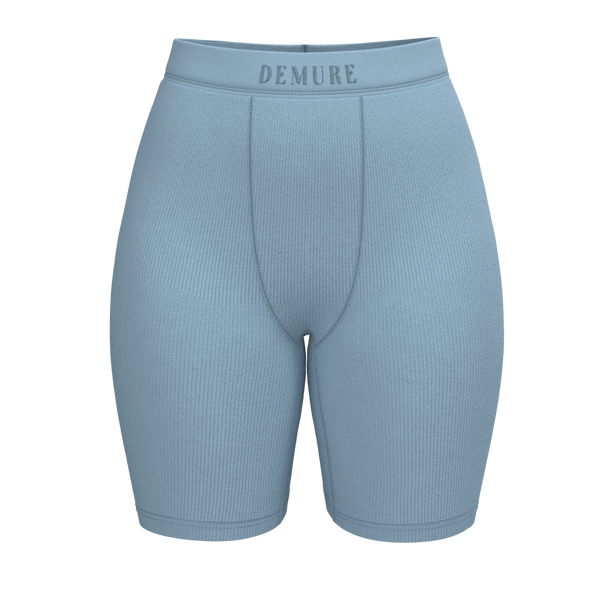 Ribbed Biker Shorts