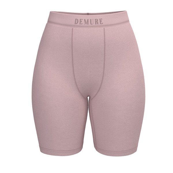 Ribbed Biker Shorts